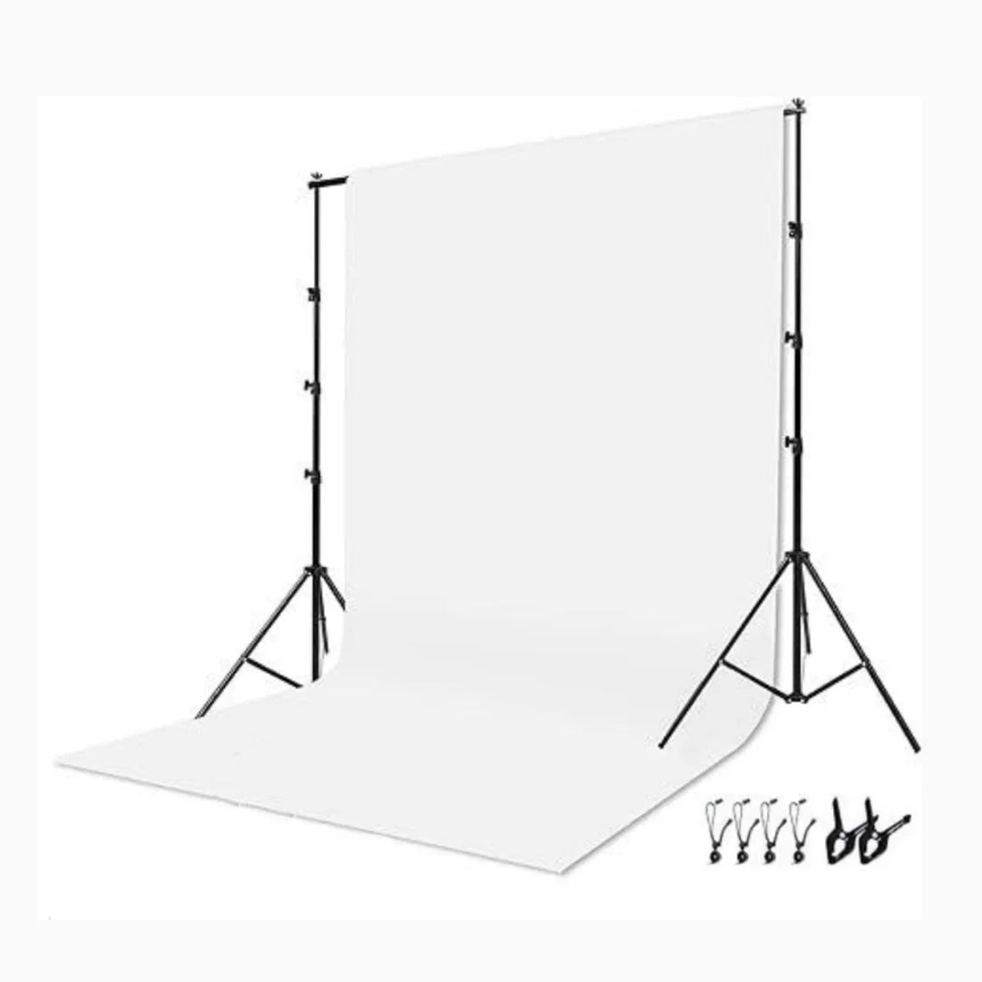 Photography Background Stand Kit With Backdrops Cloth Stand Support System 2.6X3M for Photo Studio Chroma Key Green Screen Frame
