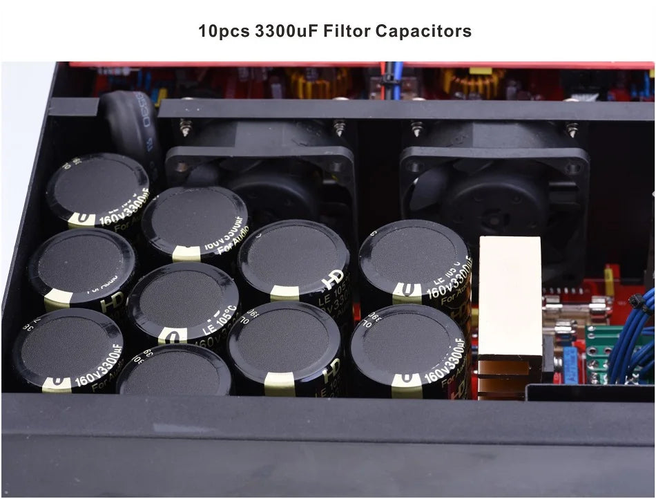 FP10000Q 4-channels Power Amplifier 10000watts Class-D  Professional Audio Amplifiers For Dual 15 Speakers Or Line Array