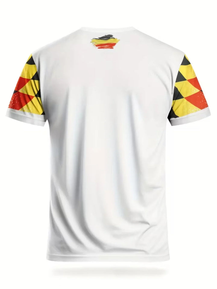 Men's Slim Fit German National Team Football Jersey Breathable Training Top Lightweight Sports T-Shirt for Fitness And Matches