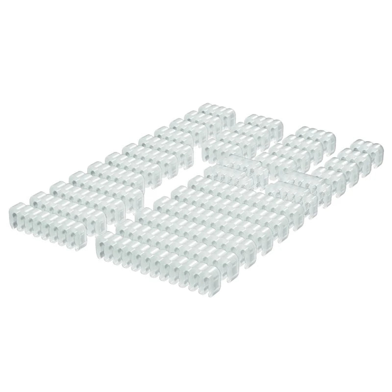 34Piece Power Cable Combs Set, Acrylic Sleeve Management for Computer Case
